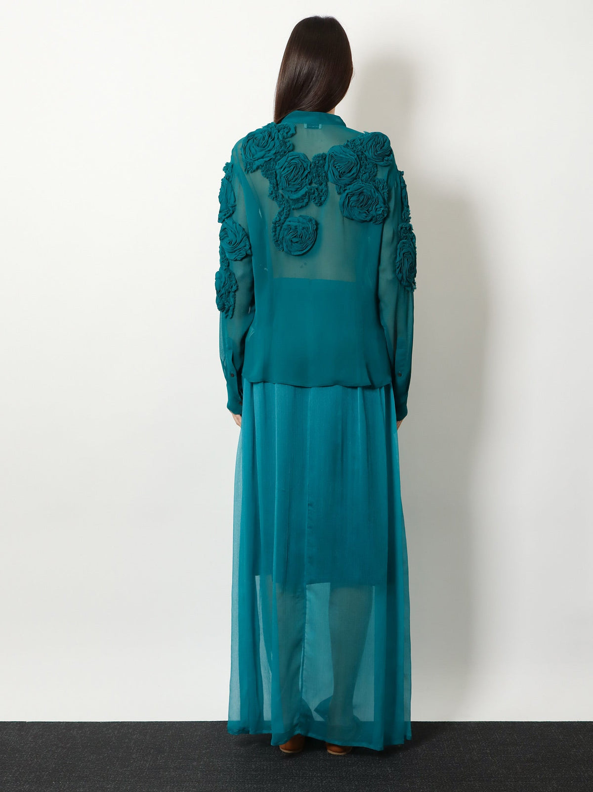 Dries Van Noten Chowsa viscose shirt - Petrol