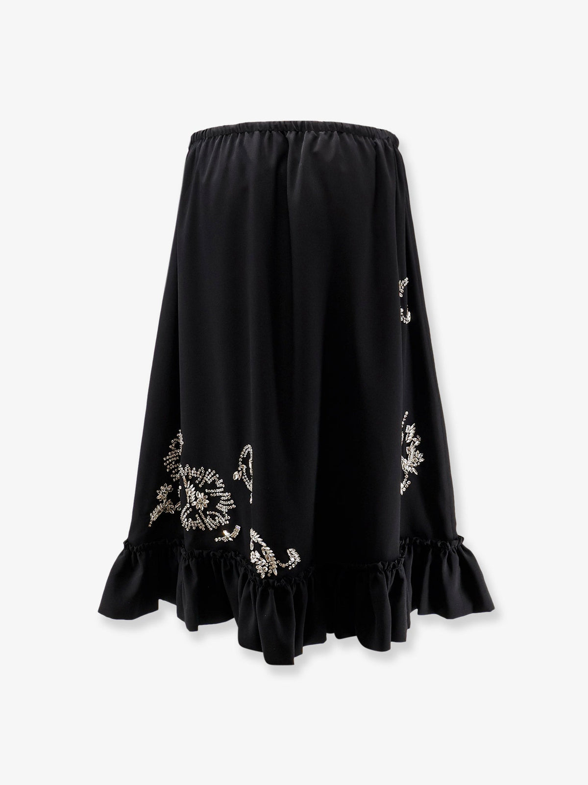 Dries Van Noten Samila skirt with rhinestones - Black