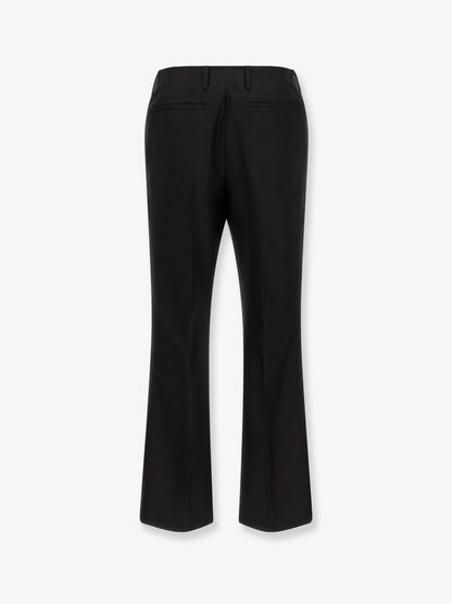 Dries Van Noten Paloma wool and silk trousers - Black