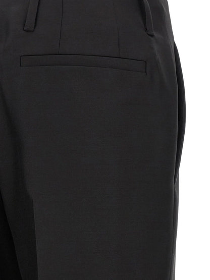 Dries Van Noten Paloma wool and silk trousers - Black