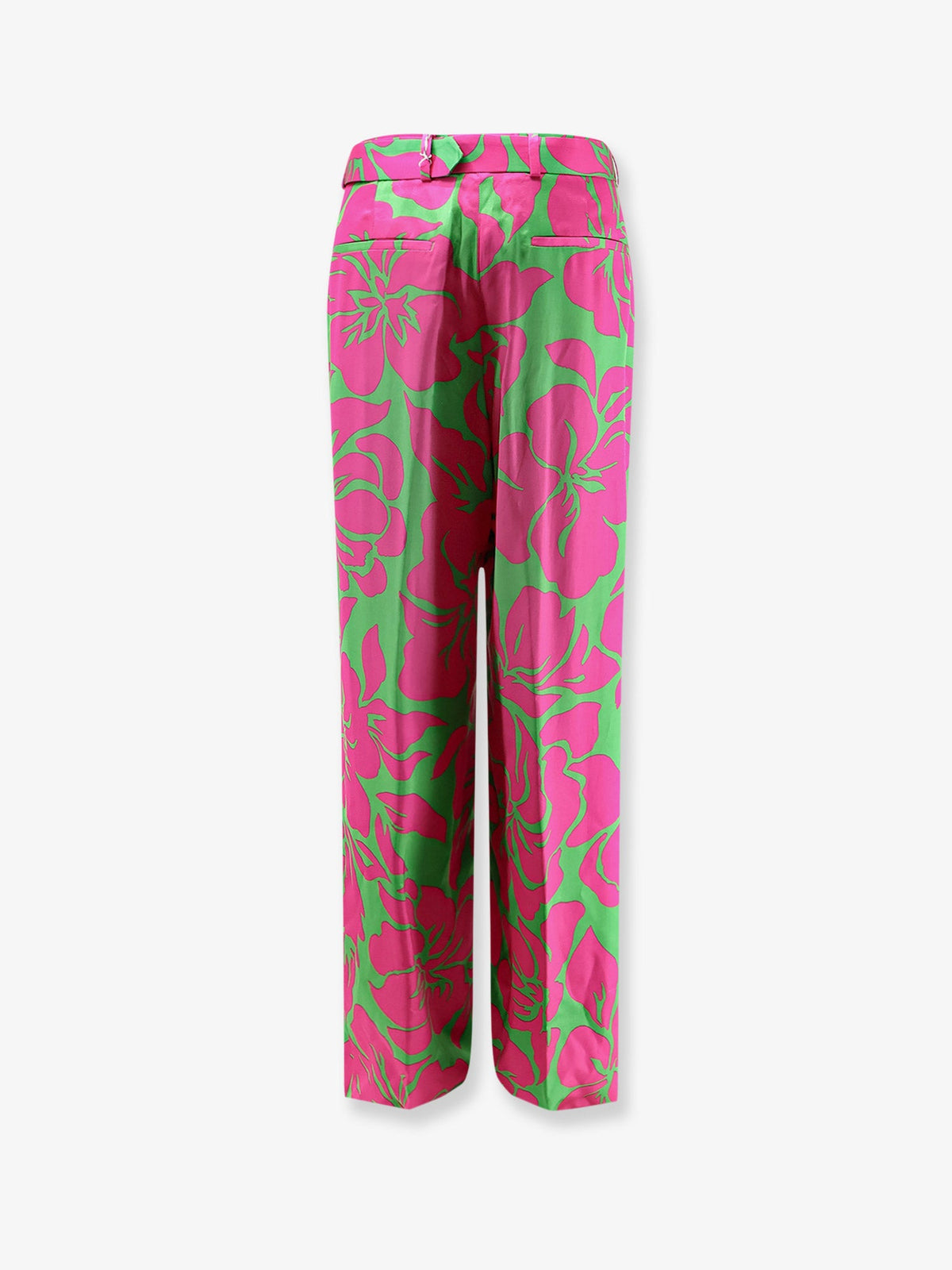 Dries Van Noten Peaches Bis viscose trousers - Green
