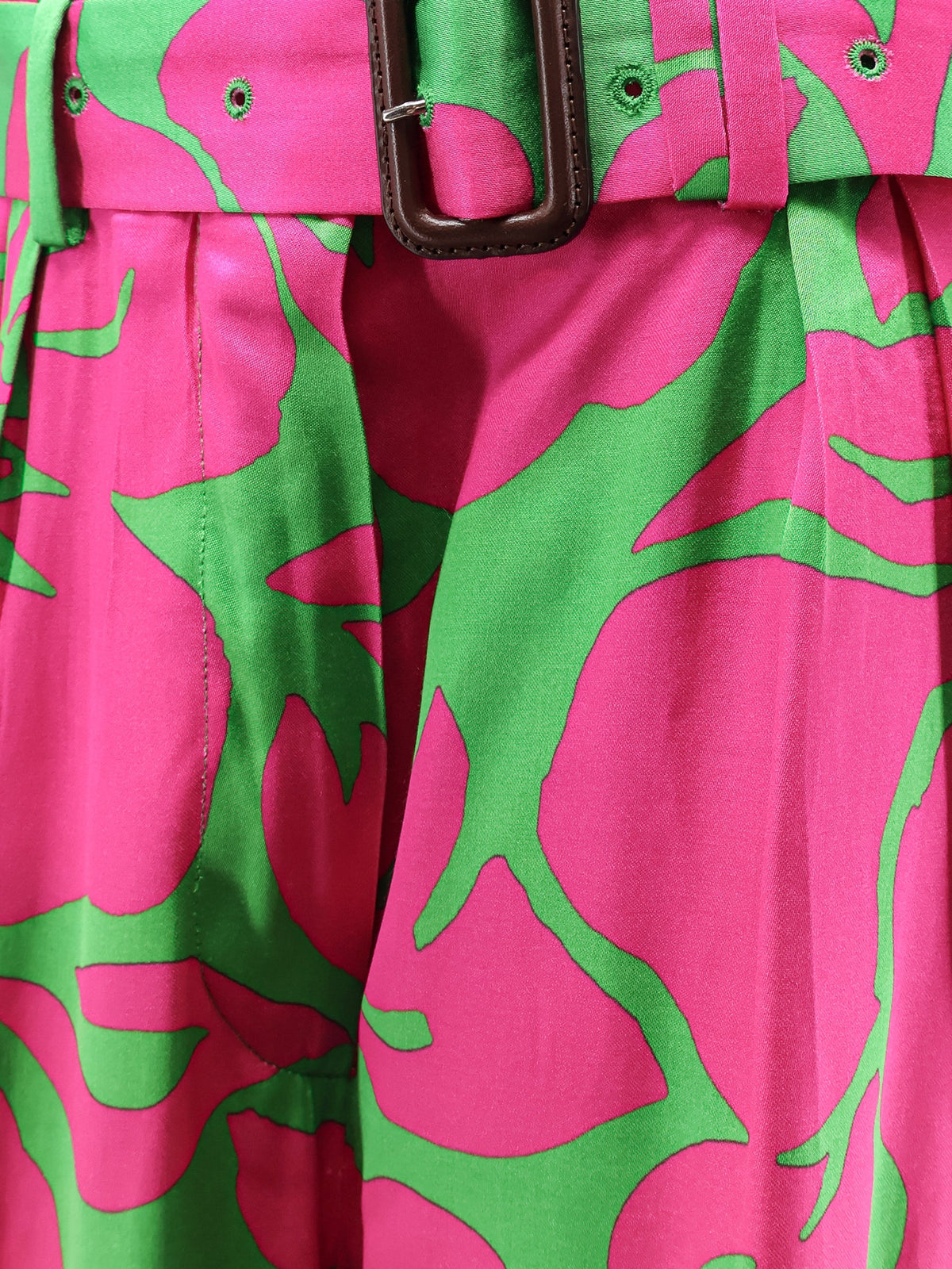 Dries Van Noten Peaches Bis viscose trousers - Green