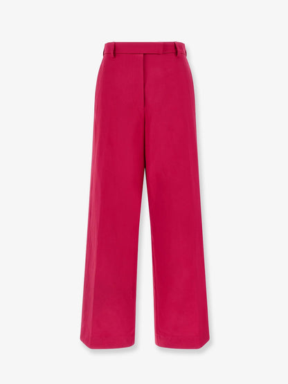 Dries Van Noten Penn satin trousers - Fuchsia