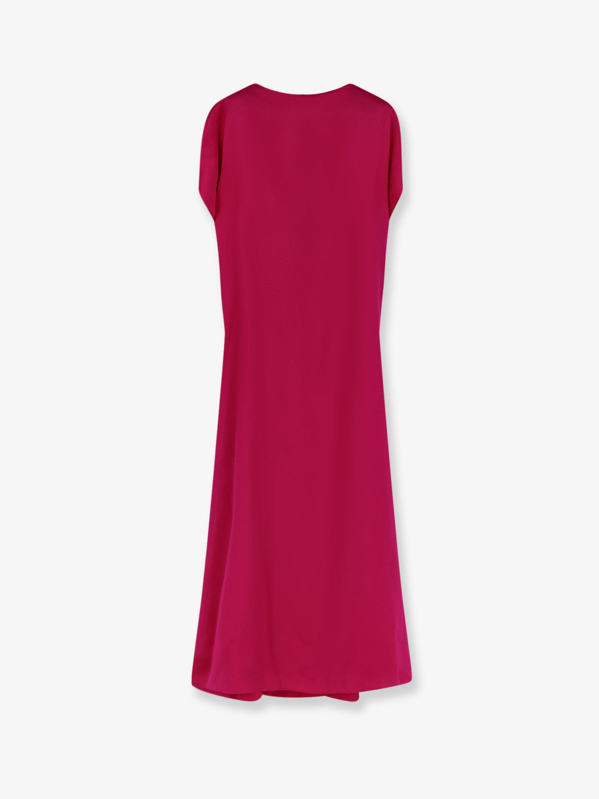 Dries Van Noten Diria silk dress - Fuchsia