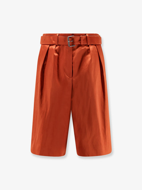 Dries Van Noten Cotton blend bermuda shorts - Russet