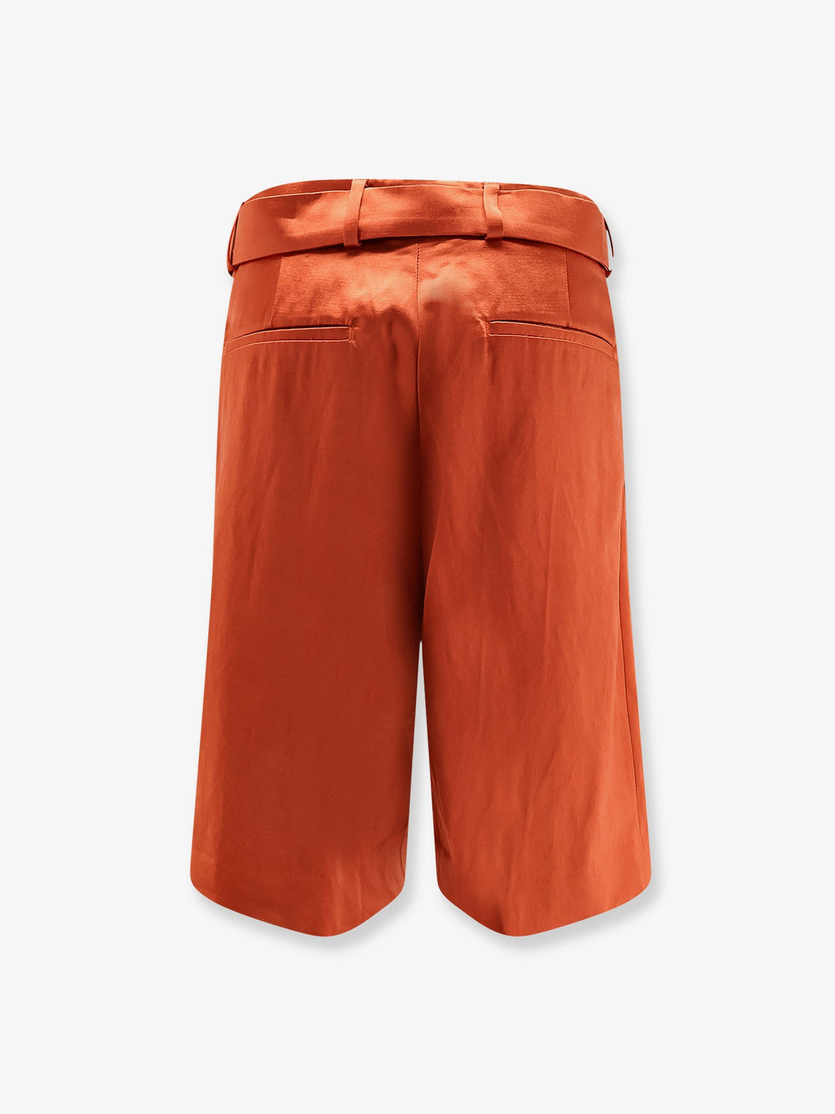Dries Van Noten Cotton blend bermuda shorts - Russet