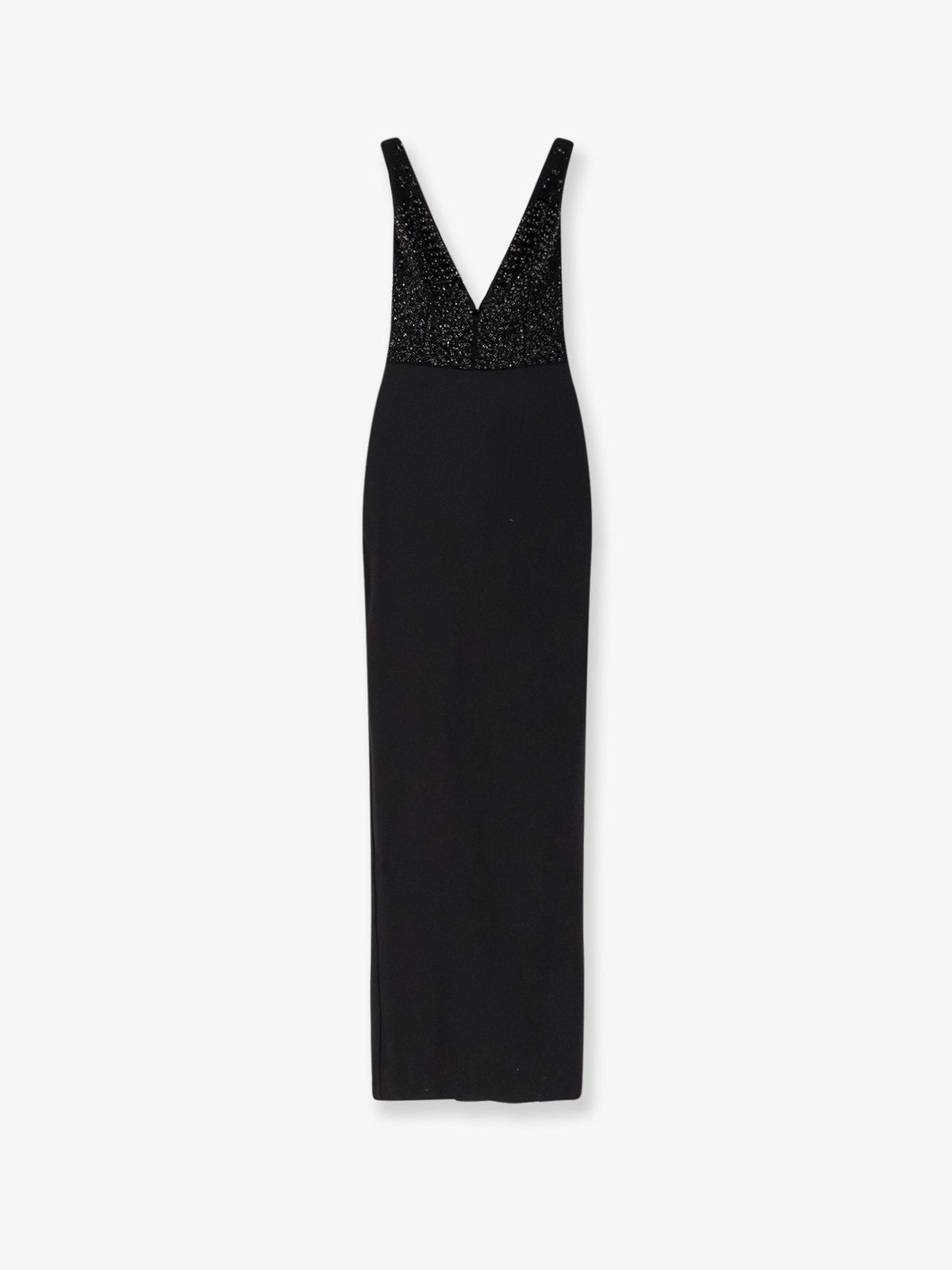Elisabetta Franchi Red Carpet long dress - Nero