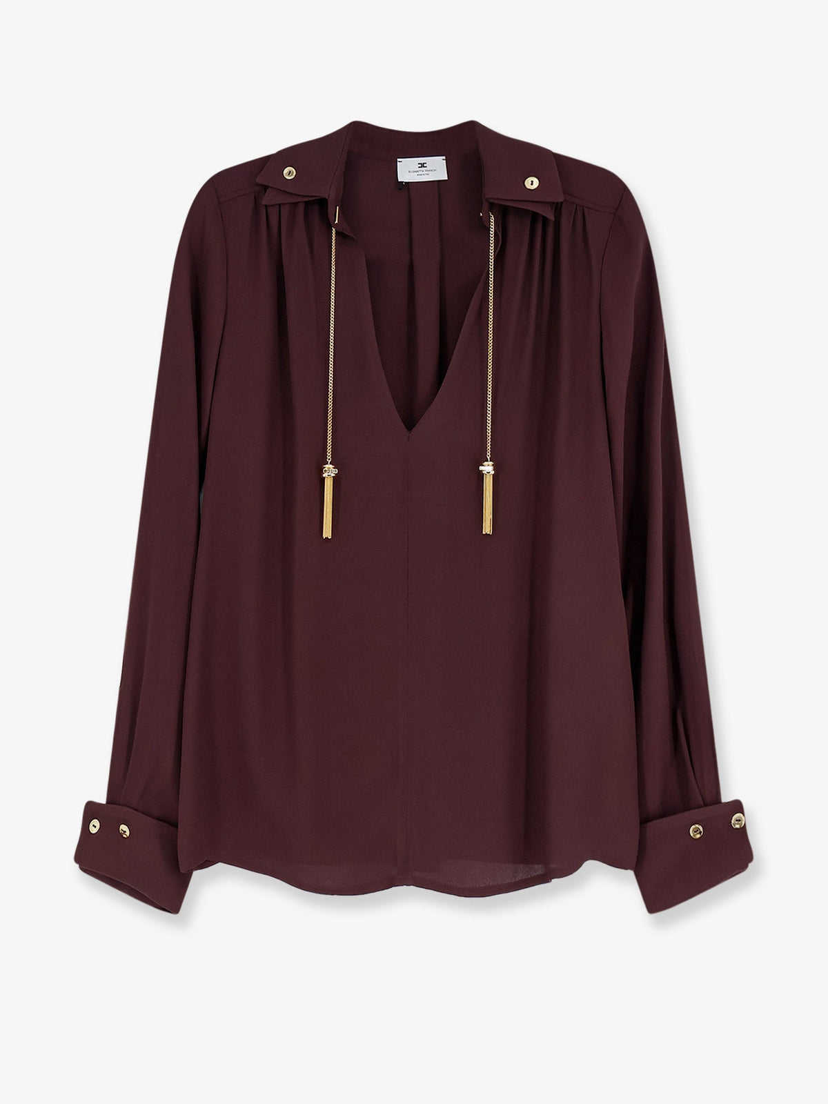 Elisabetta Franchi Viscose shirt - Cacao