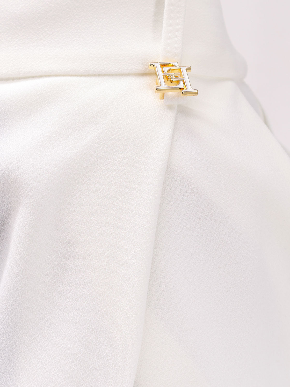 Elisabetta Franchi Essentials stretch trousers - Avorio