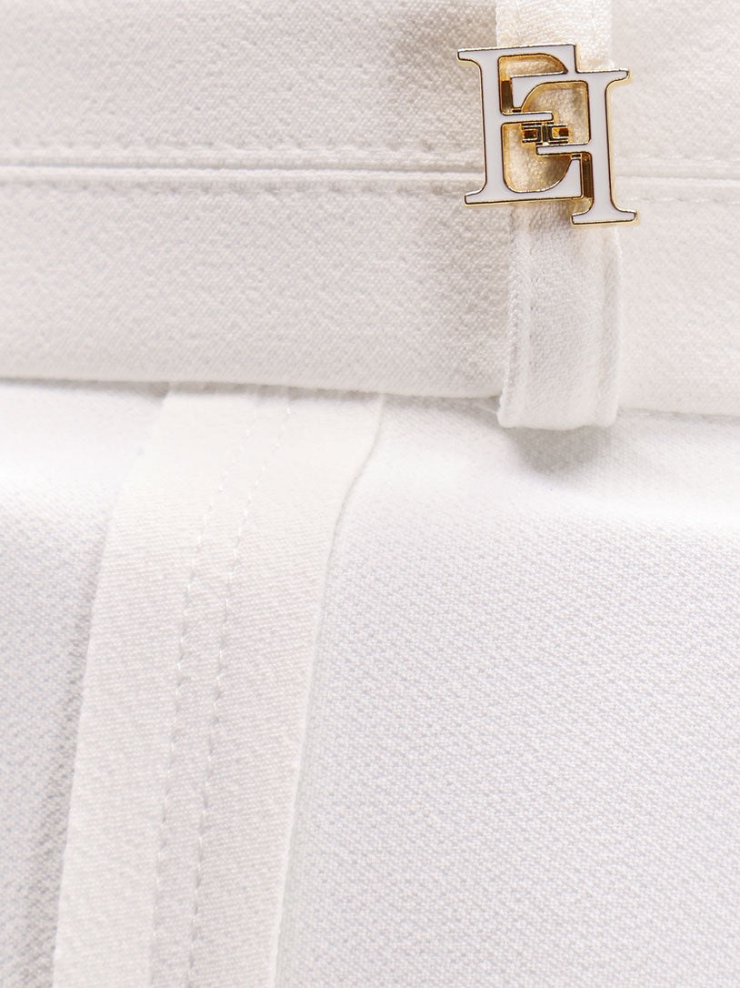 Elisabetta Franchi Celana Daily trousers - Avorio