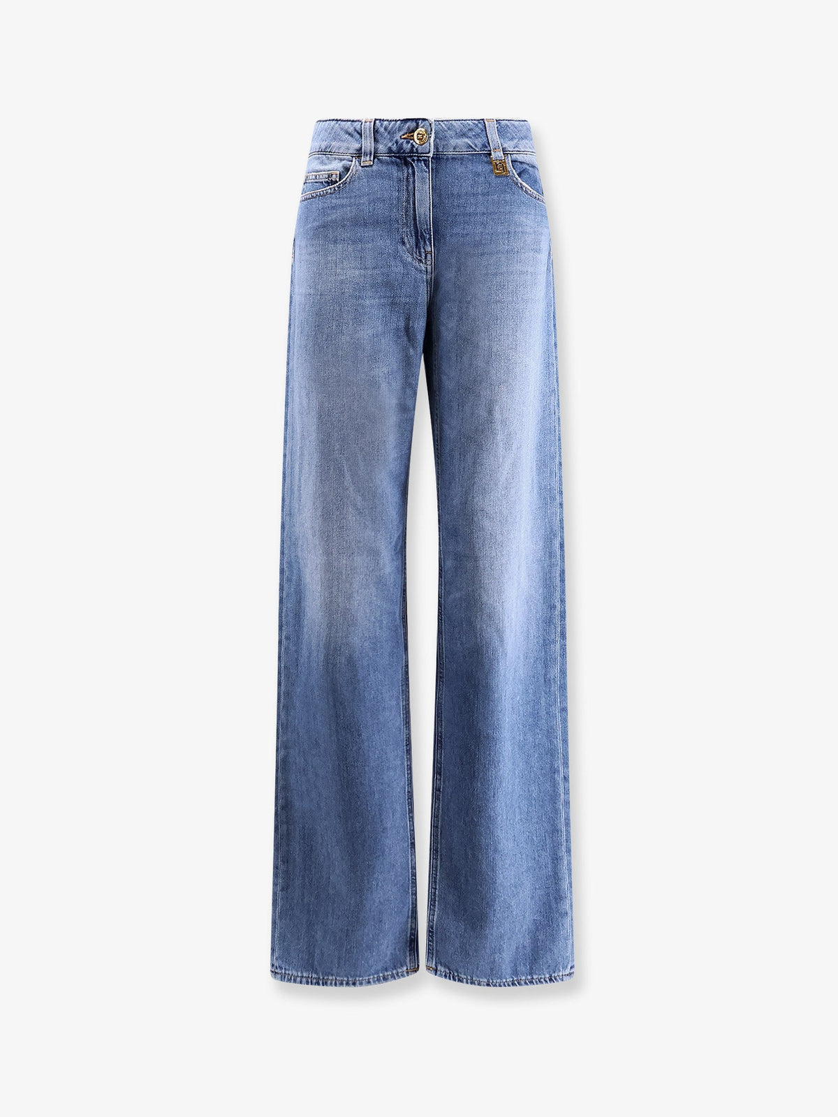 Elisabetta Franchi Urban cotton jeans - Lightblue