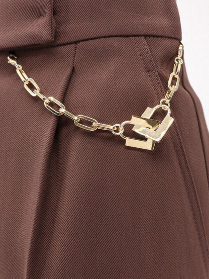 Elisabetta Franchi Stretch viscose shorts - Cacao