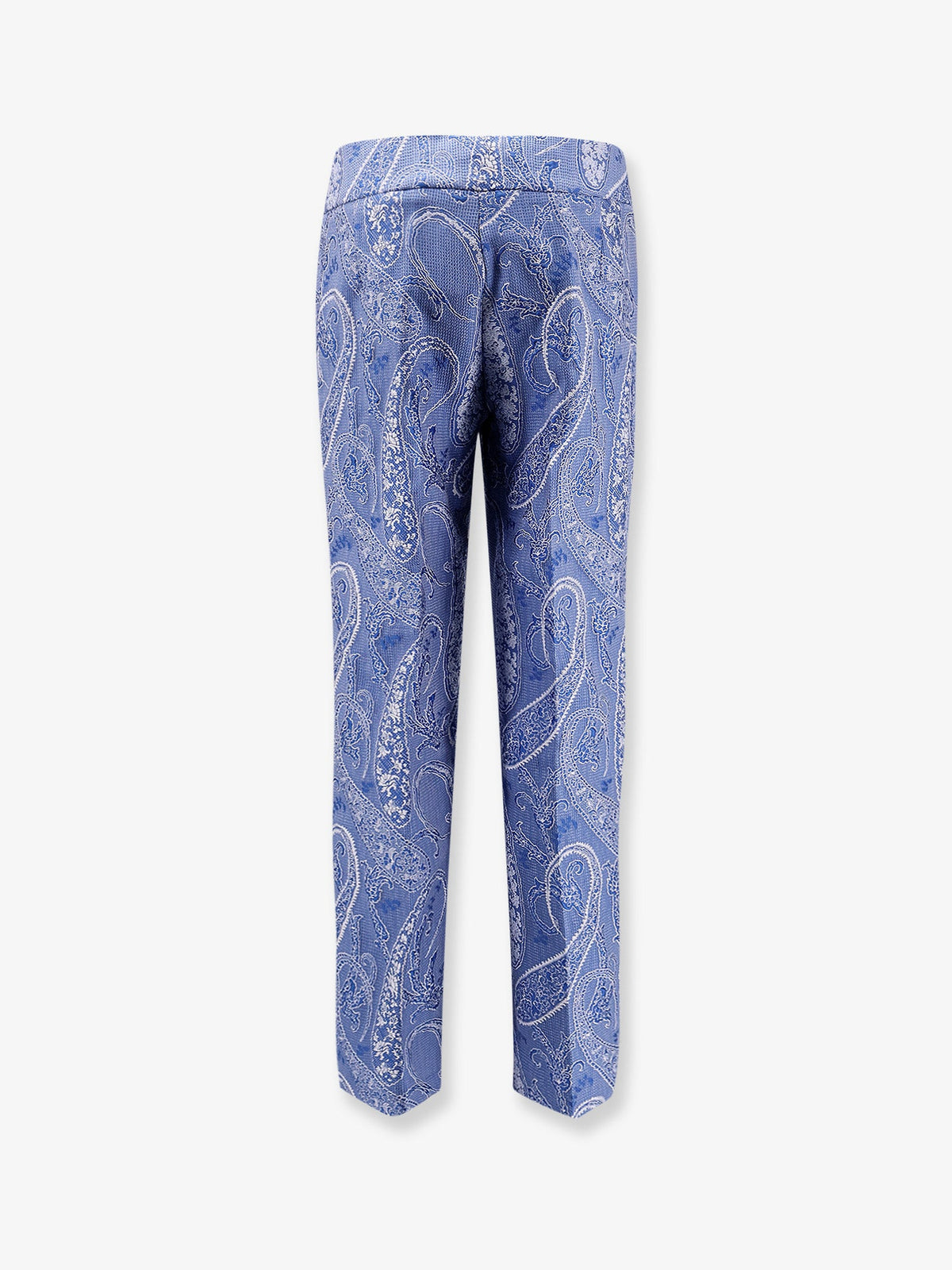 Etro Trousers with iconic print - Blu