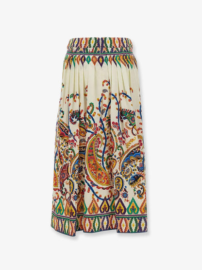 Etro Multicolor cotton skirt - Multicolore