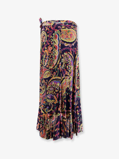 Etro Multicolor viscose skirt - Multicolore