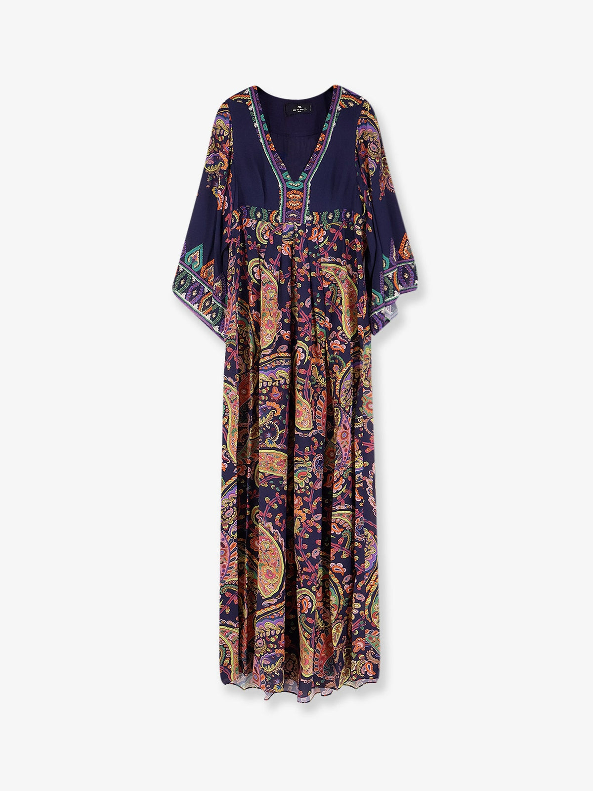 Etro Multicolor viscose long dress - Multicolore