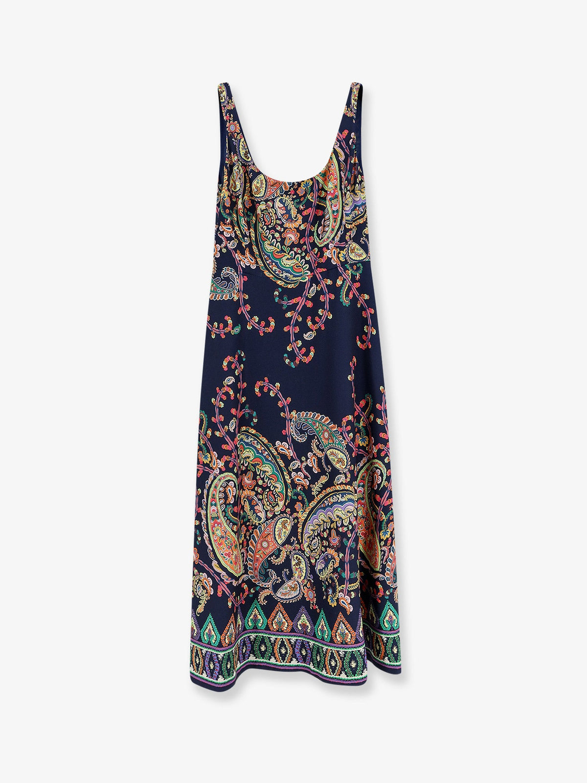 Etro Dress with iconic multicolor print - Multicolour
