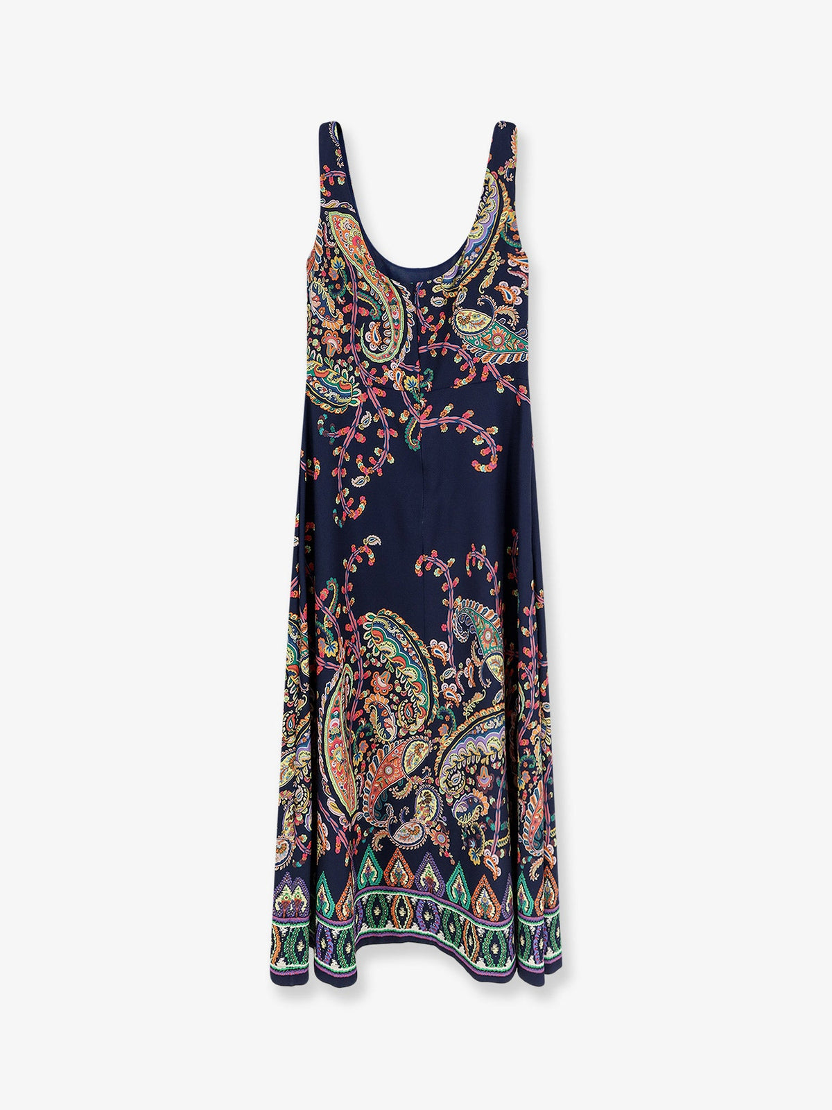 Etro Dress with iconic multicolor print - Multicolour