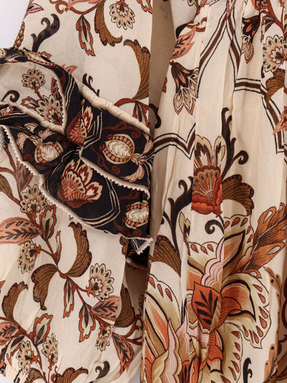 Farm Rio Majestic Maxi Dress - Majestic Garden Sand
