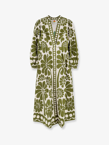 Farm Rio Palermo Maxi Dress - Palermo Green