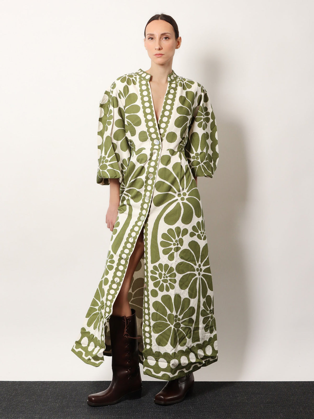 Farm Rio Palermo Maxi Dress - Palermo Green