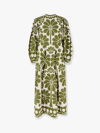 Farm Rio Palermo Maxi Dress - Palermo Green