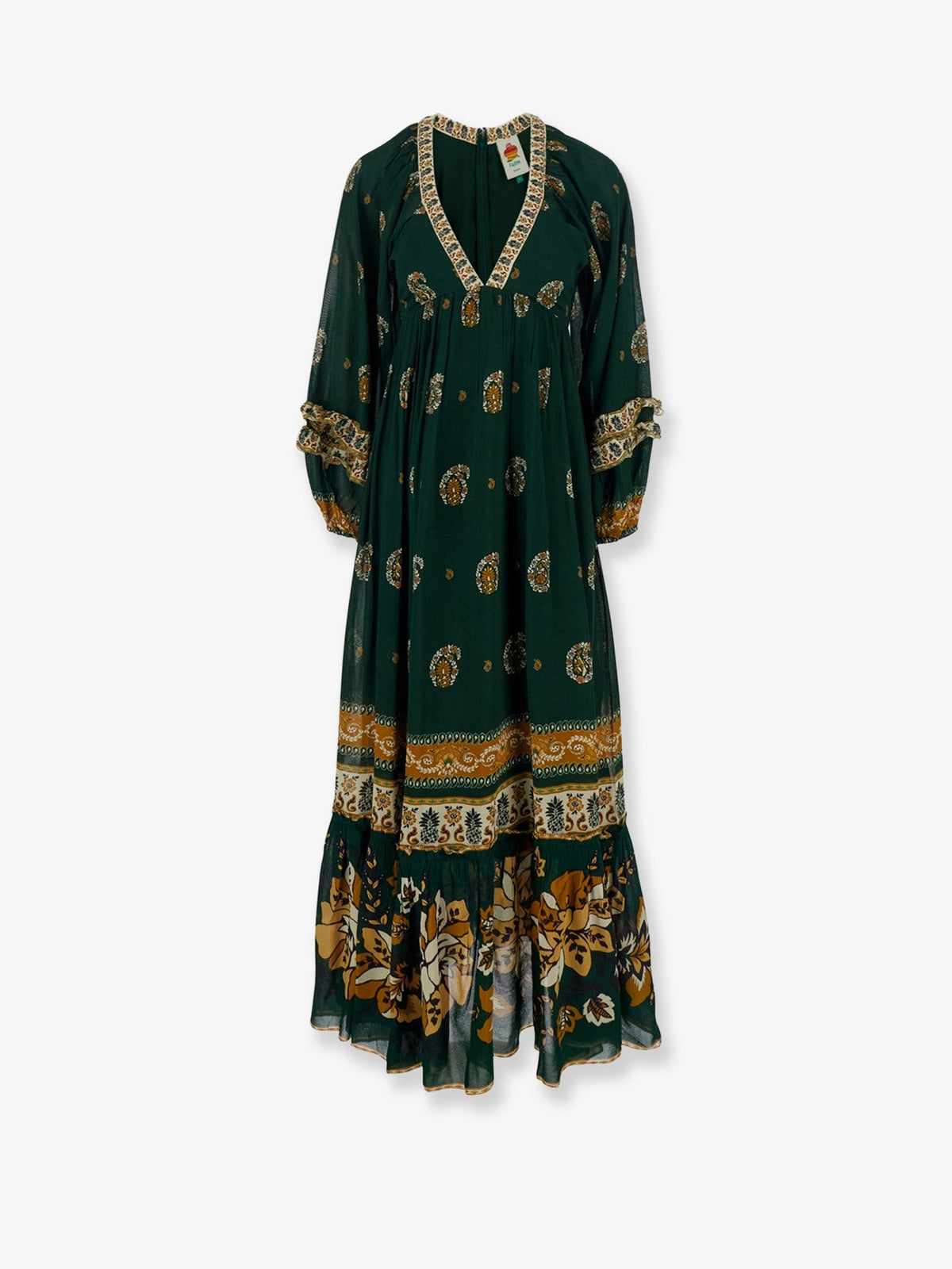 Farm Rio Ayla Maxi Dress - Ayla Green