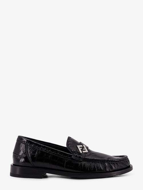 Fendi Missina leather loafers - Nero