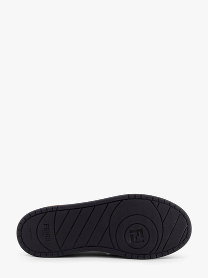 Fendi Fendi Match FF Jacquard Fabric and Suede sneakers - Nero+Tabacc.Nero+Ice