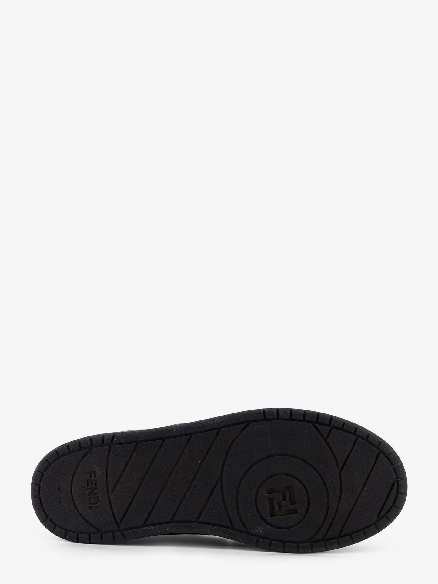Fendi Match Leather Sneakers With Suede Inserts