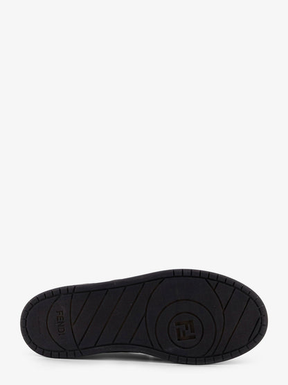 Fendi Match Leather Sneakers With Suede Inserts