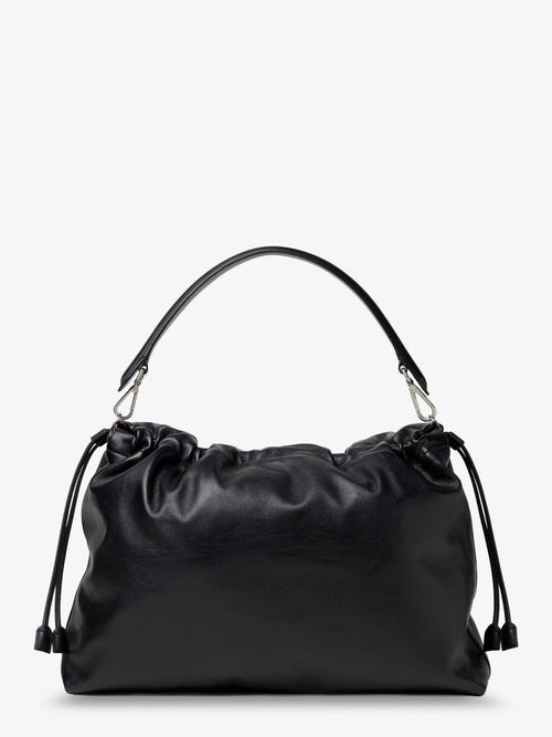 Fendi Fendi Flux Maxi Messenger leather crossbody bag - Nero+Palladio