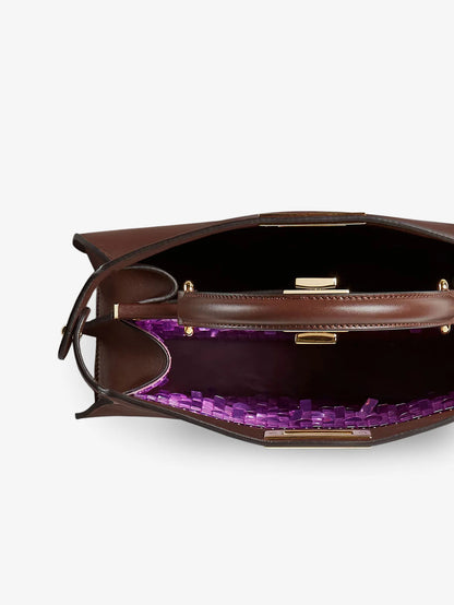 Fendi Peekaboo I See U Medium Leather Handbag