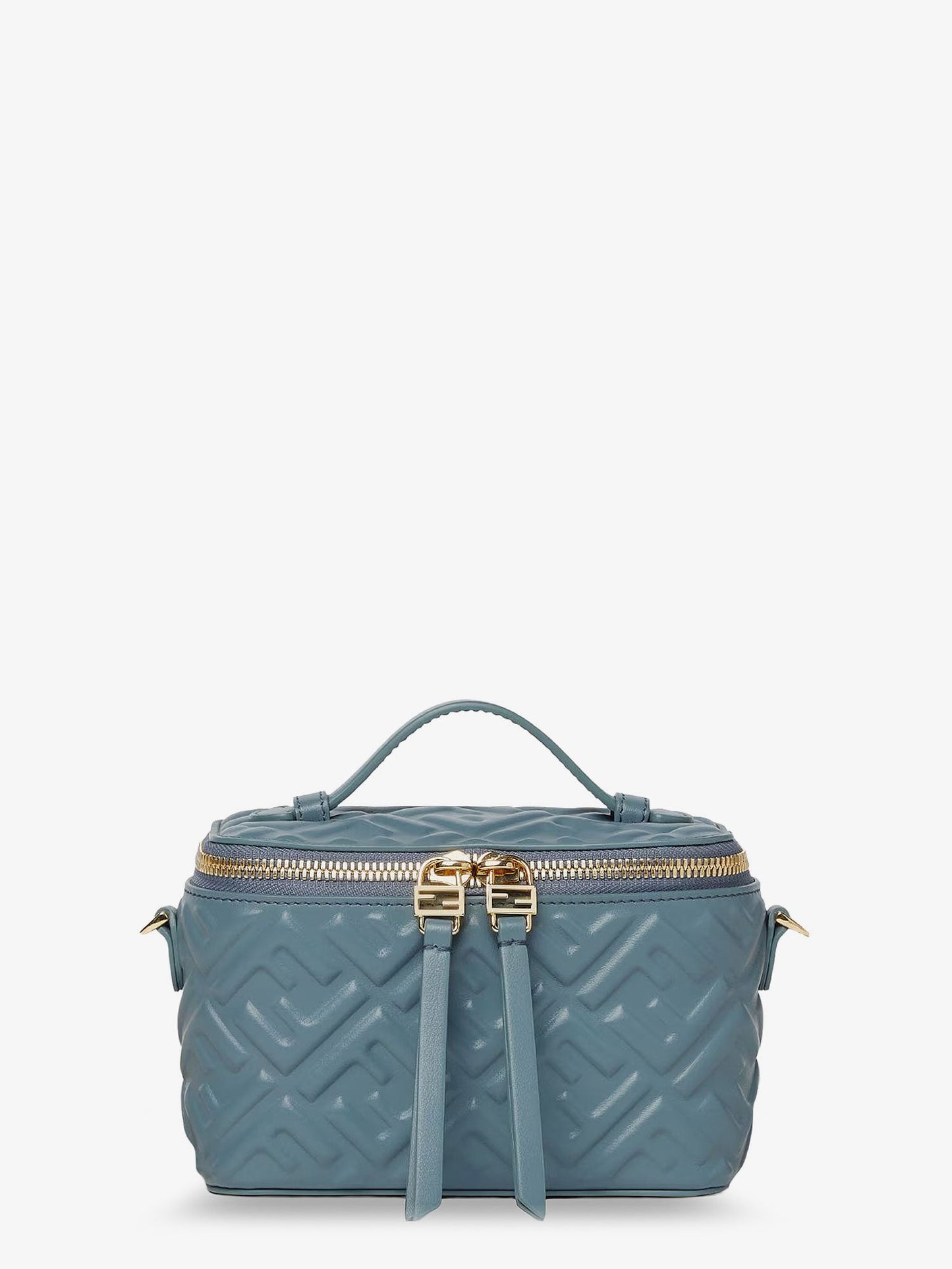 Fendi Fendi Vanity Leather Crossbody Bag With Ff Motif