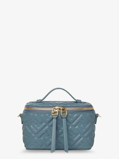 Fendi Fendi Vanity Leather Crossbody Bag With Ff Motif