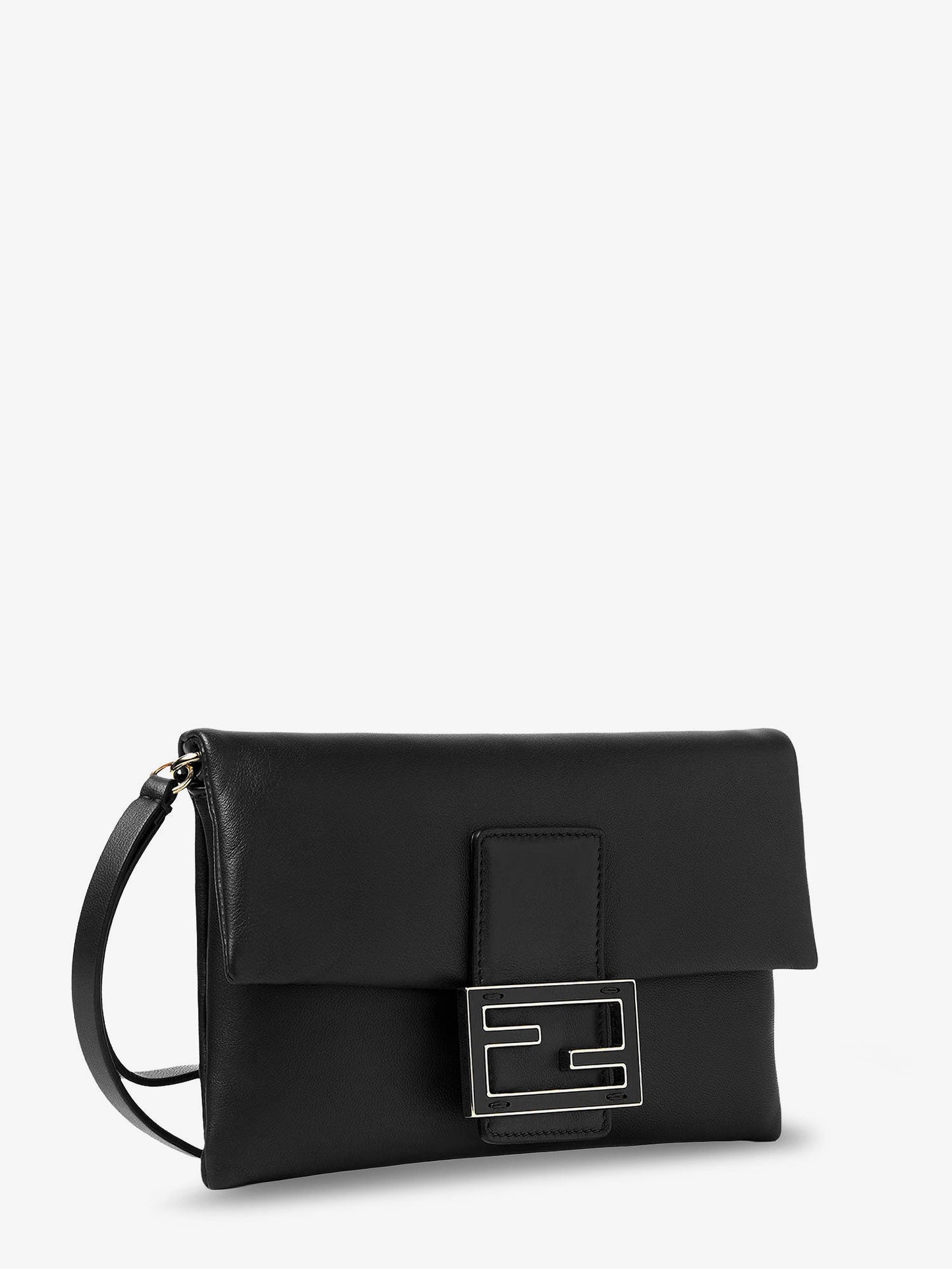 Fendi Mamma Baguette Leather Crossbody Bag