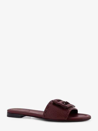 Fendi Leather Tube Sandals