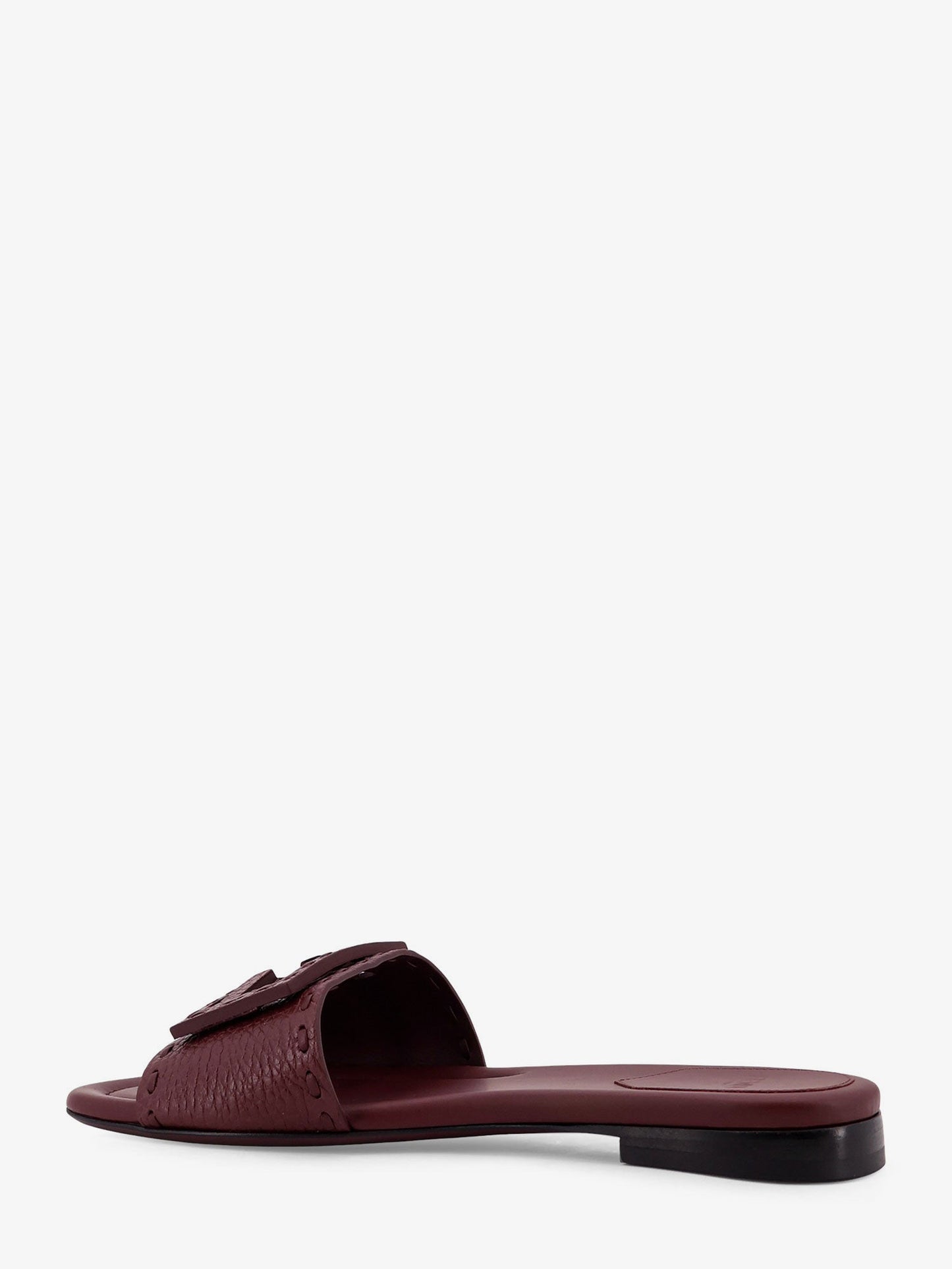 Fendi Leather Tube Sandals
