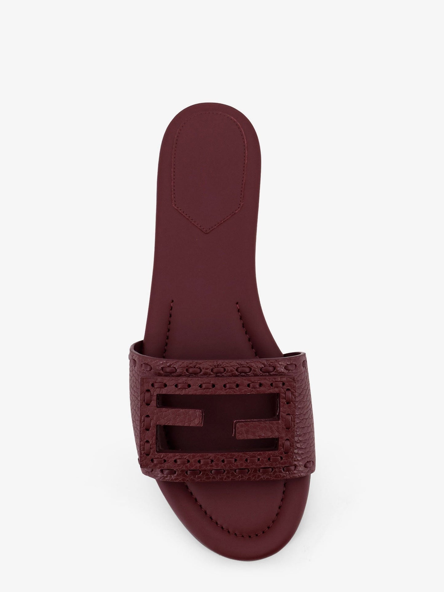 Fendi Leather Tube Sandals