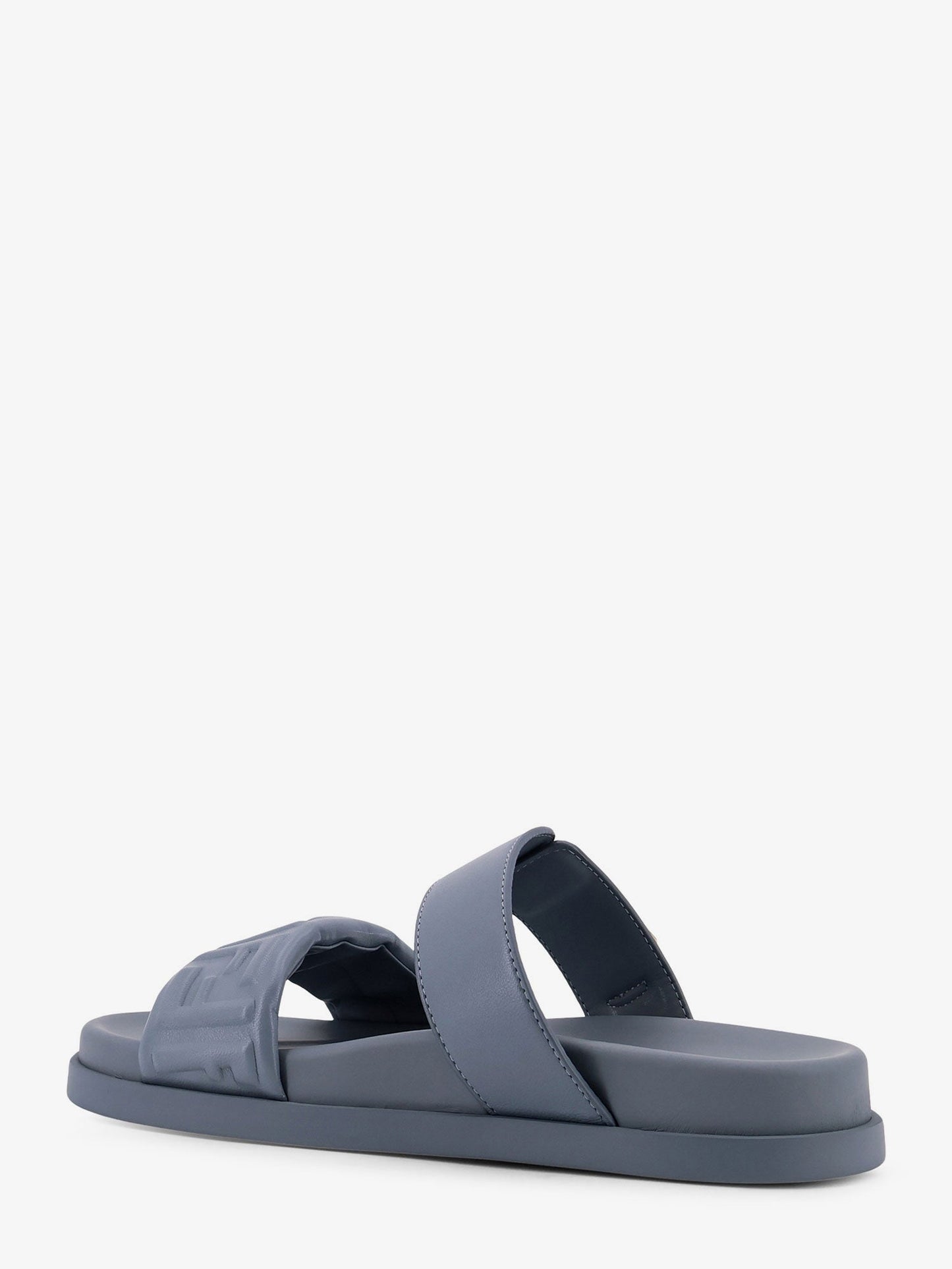 Fendi Fendi Feel Woven Rafia Flat Sandals