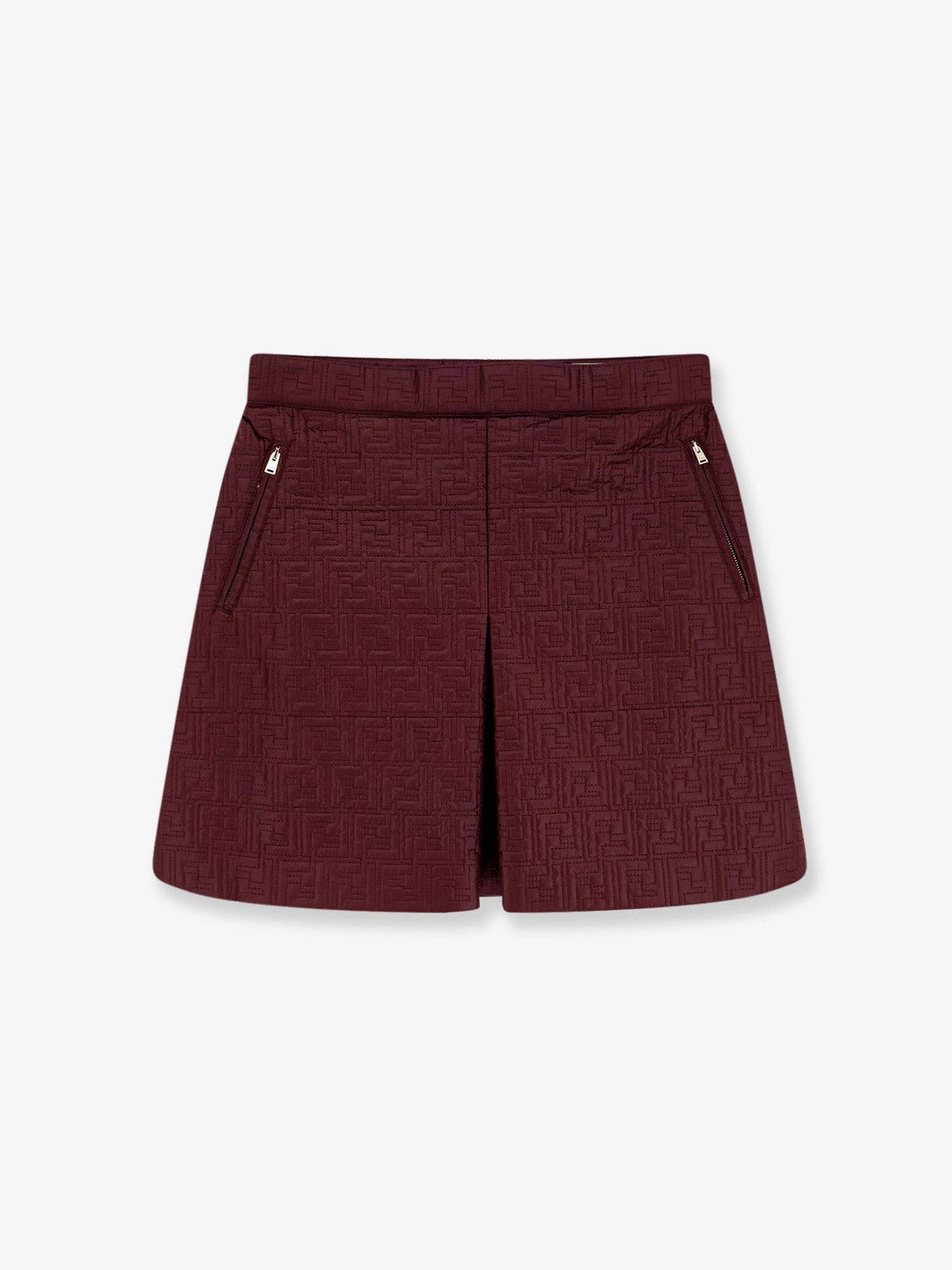 Fendi Quilted nylon mini skirt - Plum 26