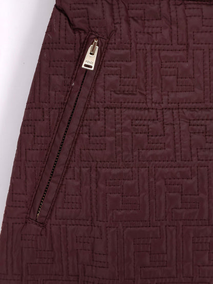 Fendi Quilted Nylon Mini Skirt