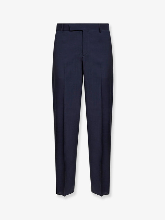 Fendi Virgin wool trousers - Dark Blu