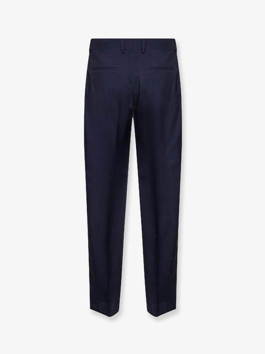 Fendi Virgin wool trousers - Dark Blu