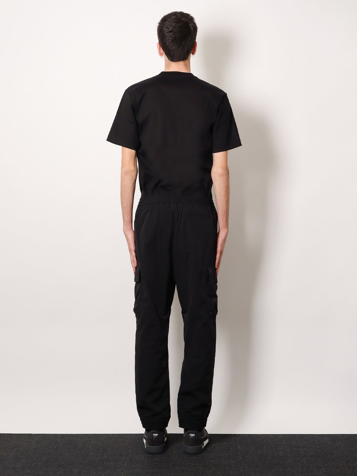 Fendi Cargo nylon trousers - Nero