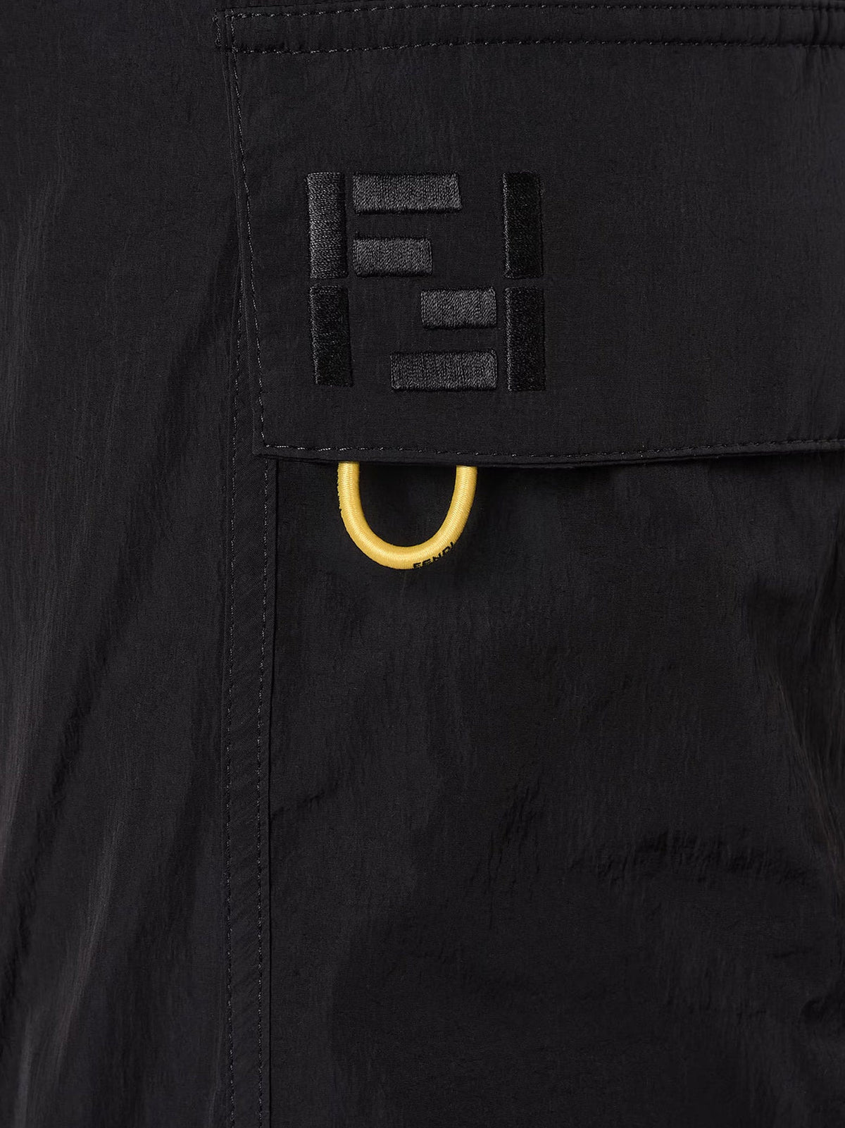Fendi Cargo nylon trousers - Nero