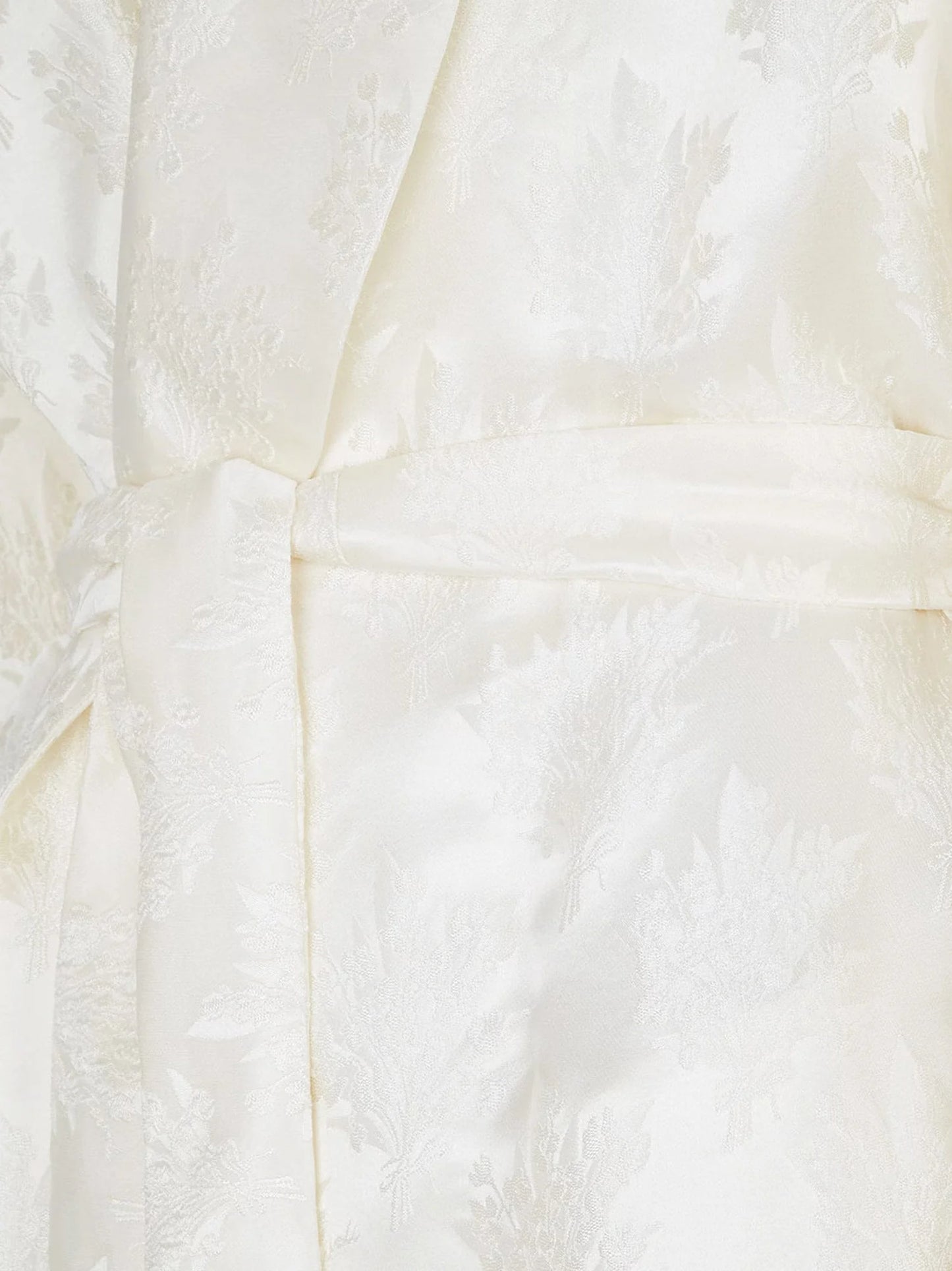 Fendi Jacquard Silk Blazer With Floral Motif