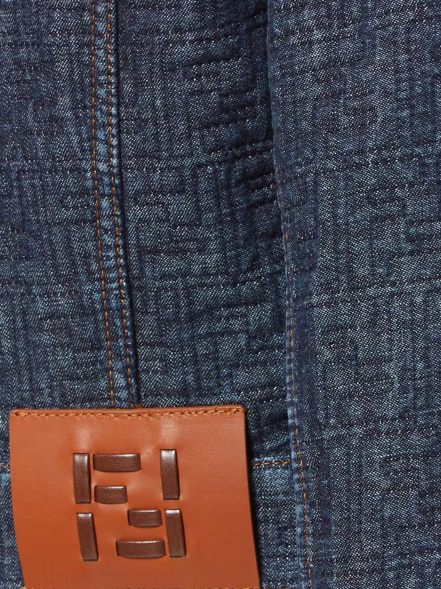 Fendi Padded Denim Jacket