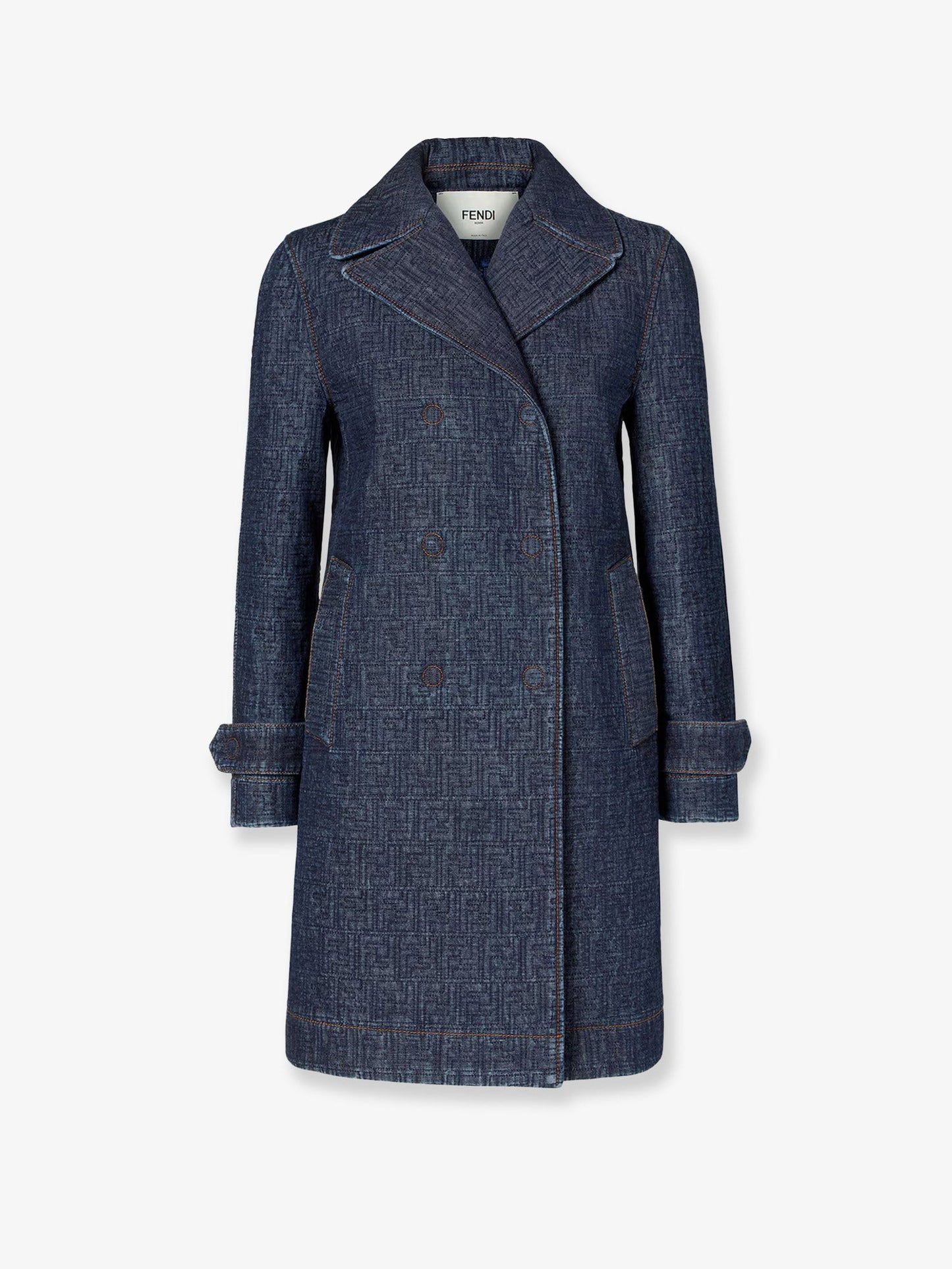 Fendi Ff Padded Denim Caban