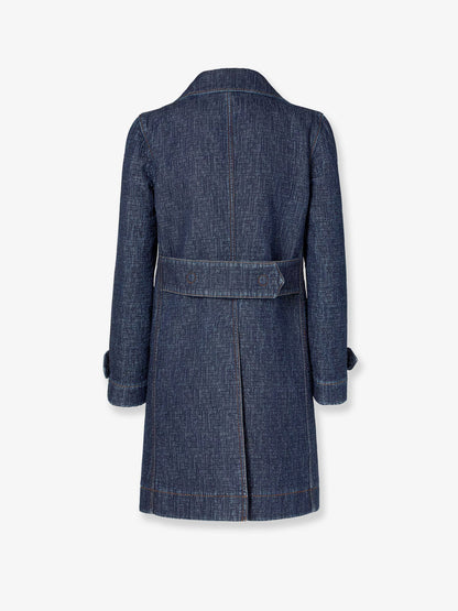 Fendi Ff Padded Denim Caban